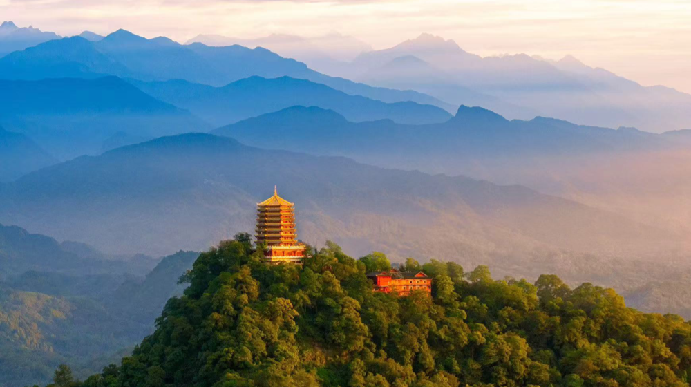 Qingcheng Mountain scenery